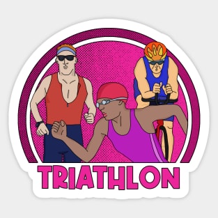 Triathlon Sticker